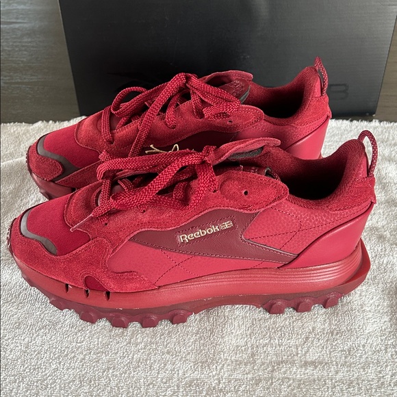 Reebok Classic Leather: Cardi B Burgundy (Women's) - Picture 4 of 8